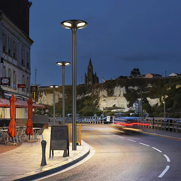 太陽能行人燈紫