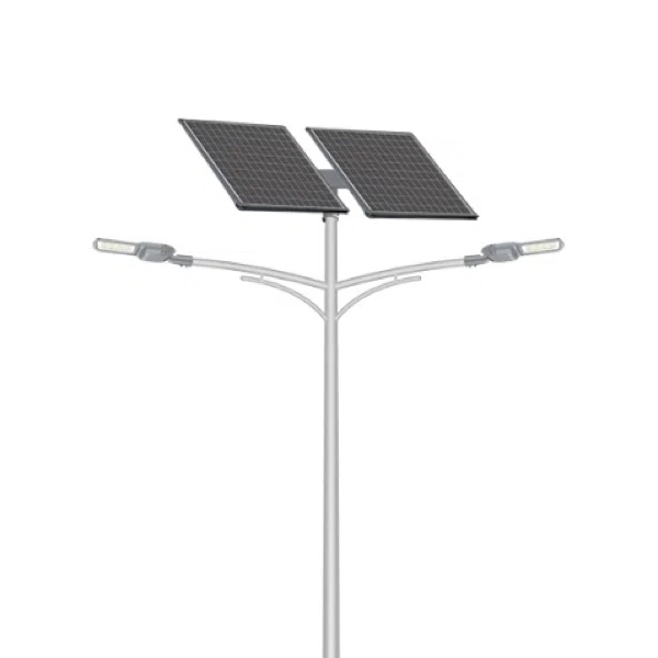 分體式太陽能路燈9米雙臂