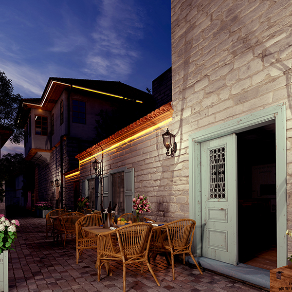 太陽能燈條單色