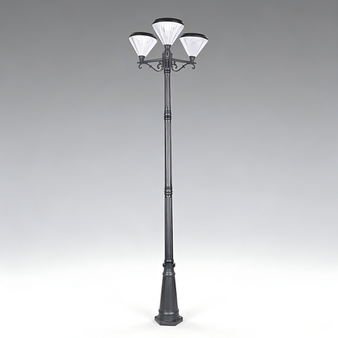 ZC-GGD4505 Lampione solare classico multitesta | Stile europeo | POTENZA E-ABLE