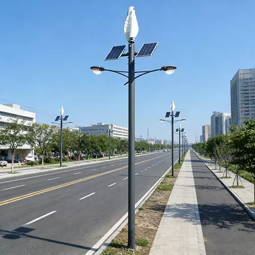 Verticale wind zonne-hybride LED-straatverlichting - Chinese fabrikant | E-krachtige kracht