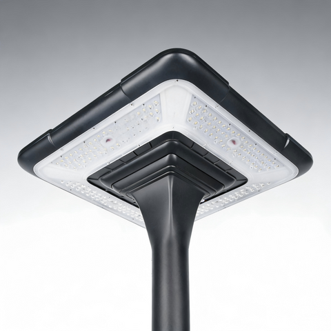 ZC-TYD2505 Argitektoniese Solar Post Top Light | 45W Paneel | E-BAAR KRAG