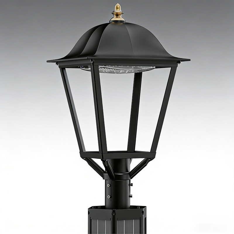 ZEUS Poteau solaire vertical | Lampe de jardin cylindrique Solawrap™ 200 W