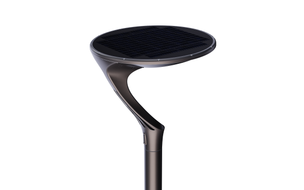 THEMIS Dark Sky Friendly Solar Post Top Light | 2800 lm ho&euml;-doeltreffende voetgangerbeligting