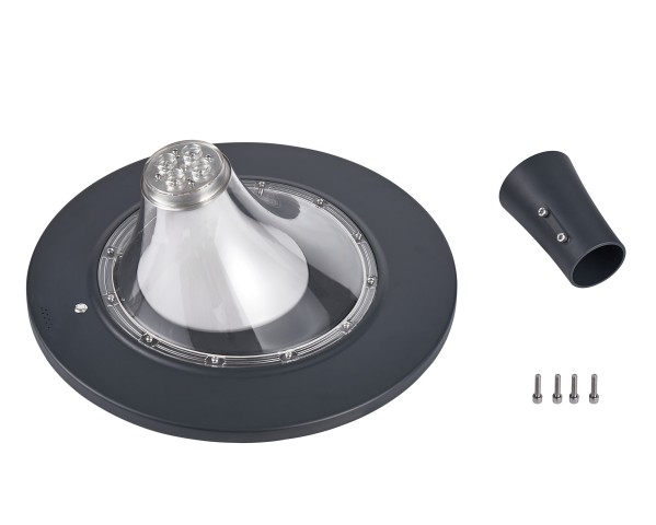 Athena-serie | Premium 360&deg; verblindingsvrij tuinlicht op zonne-energie | AI-GL600R