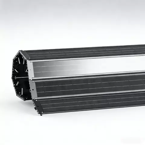 Pannelli solari verticali | Moduli solari cilindrici, esagonali e quadrati a 360&deg;