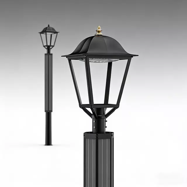 ZEUS 30W Vertikal Solar Garden Light 