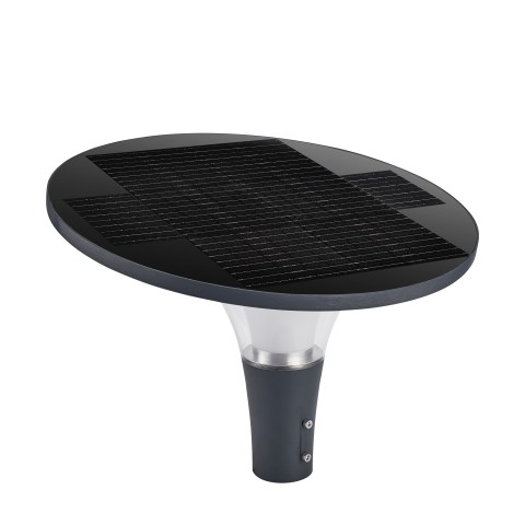 Athena-serie | Premium 360&deg; verblindingsvrij tuinlicht op zonne-energie | AI-GL600R