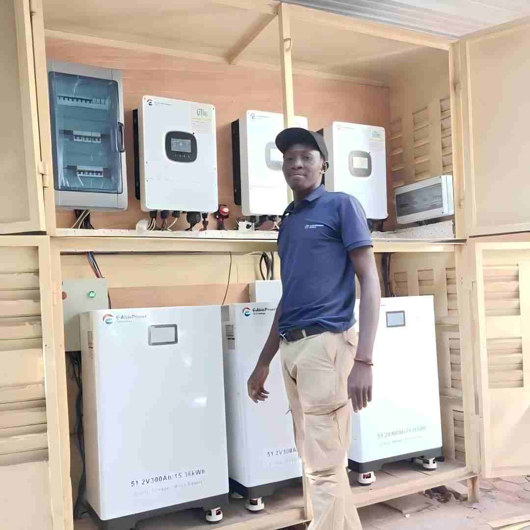 30KW हाइब्रिड सौर ऊर्जा प्रणाली
